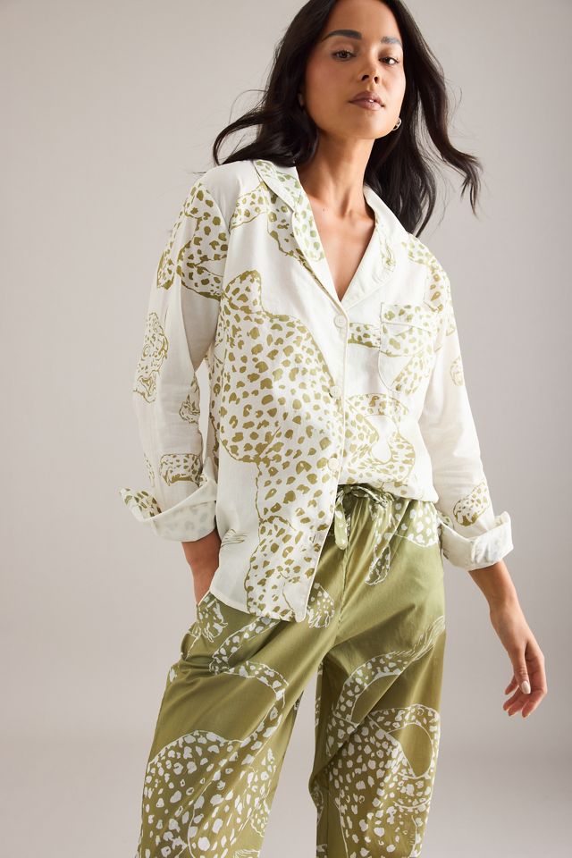 Desmond & Dempsey Jaguar Langer Pyjama #1