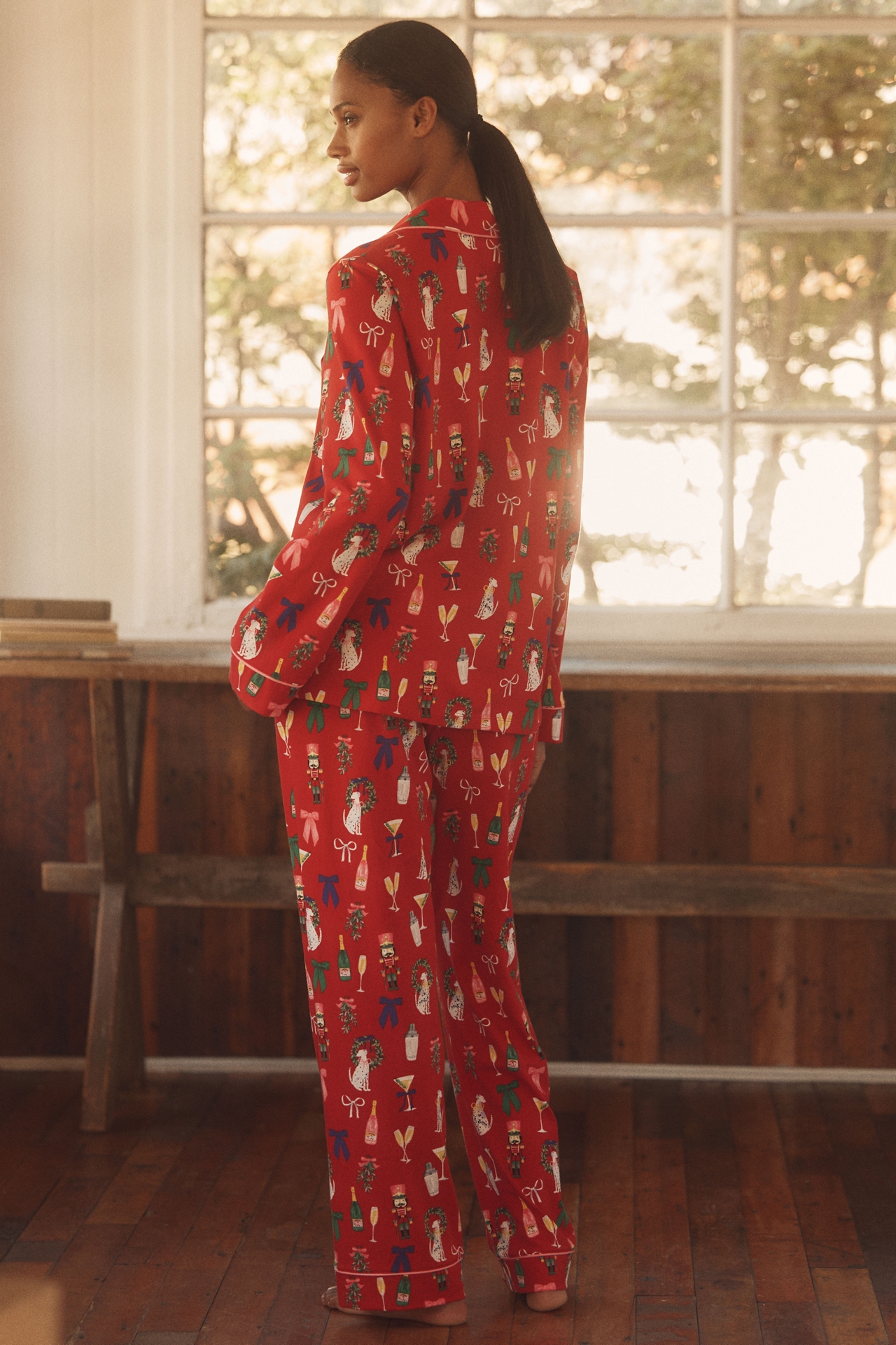 BedHead PJs x Anthropologie Festive Nutcracker Pajama Set