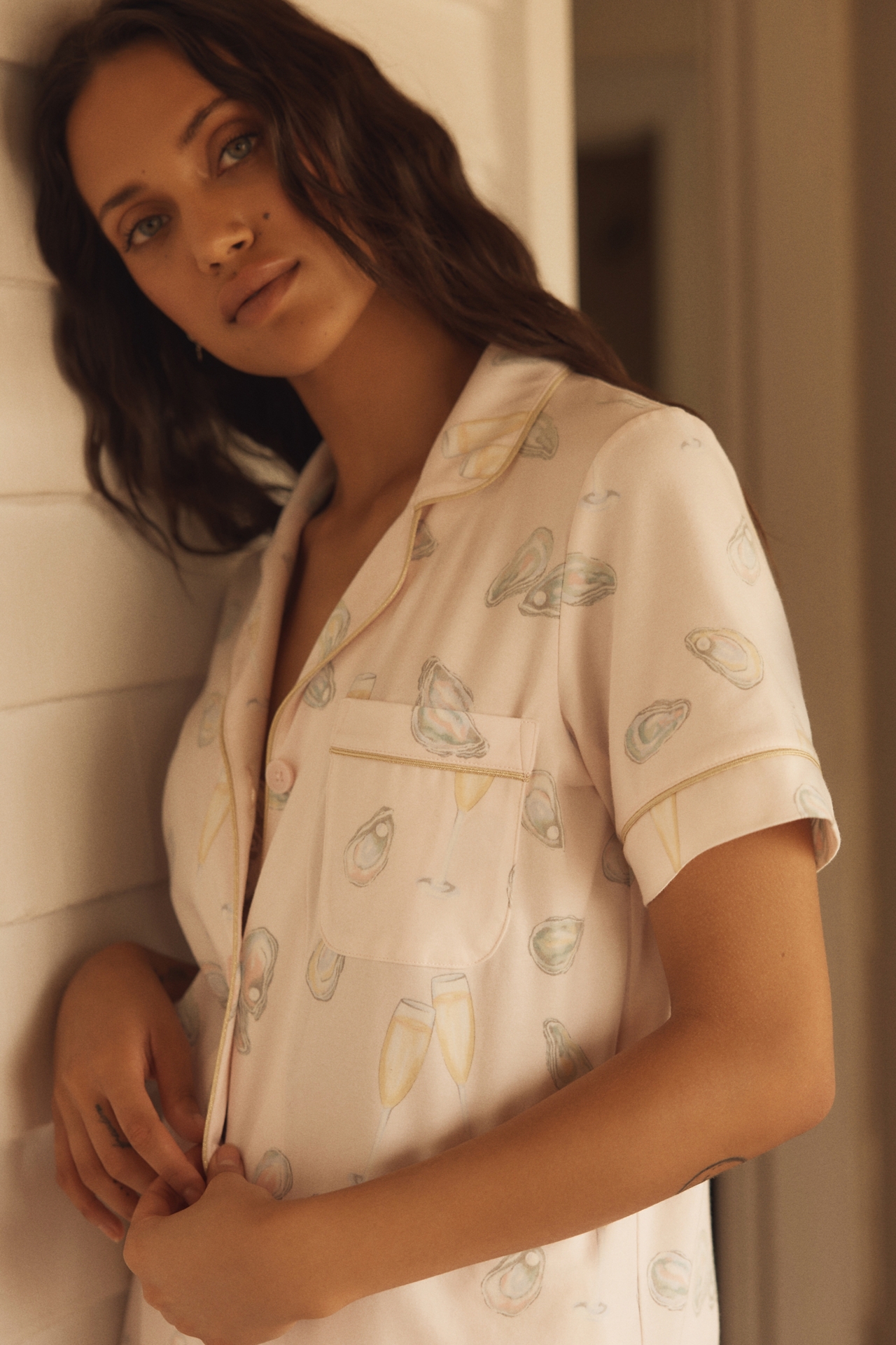 BedHead PJs Oysters & Champagne Pajama Set