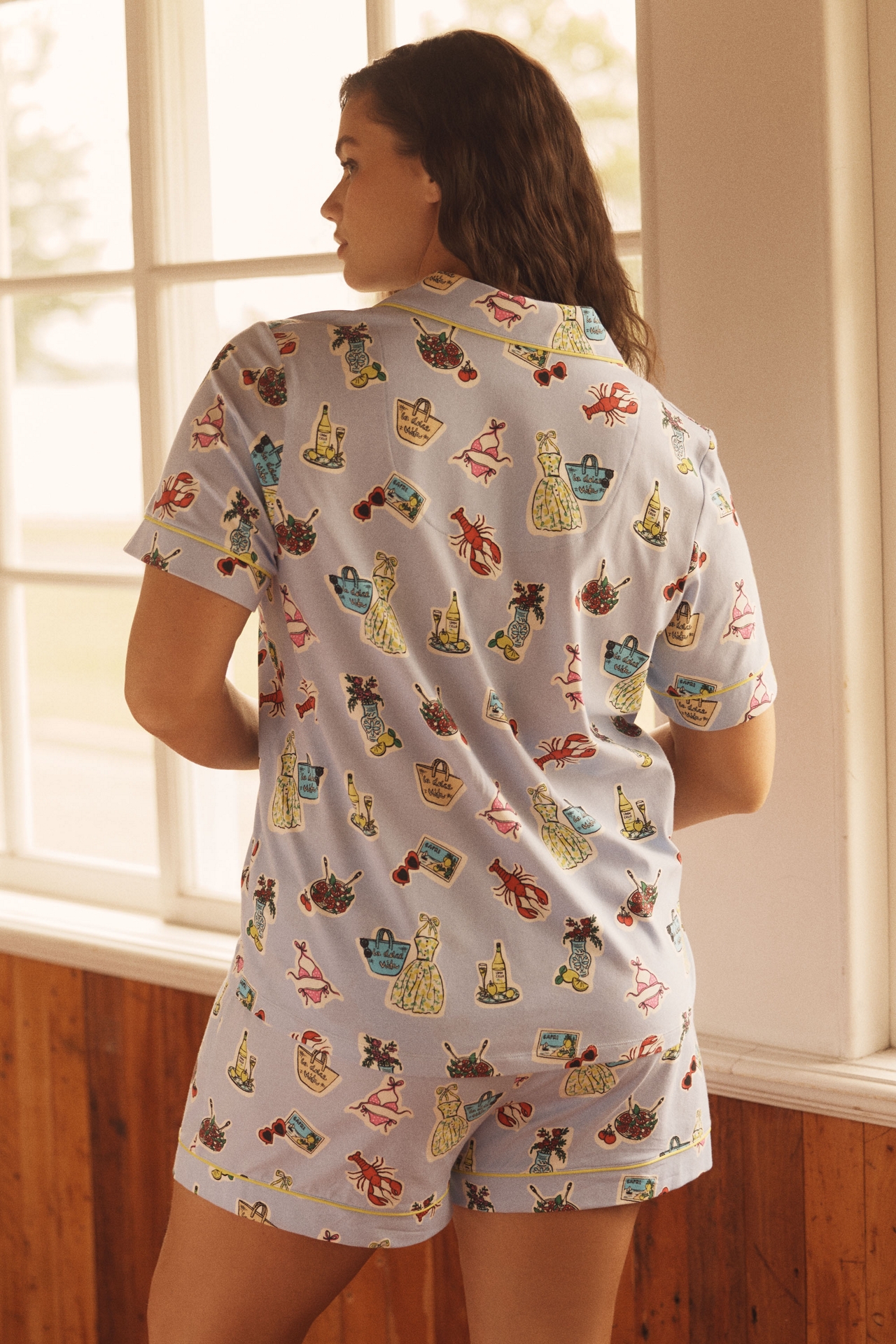 BedHead PJs Plus Classic Shorty Pajama Set