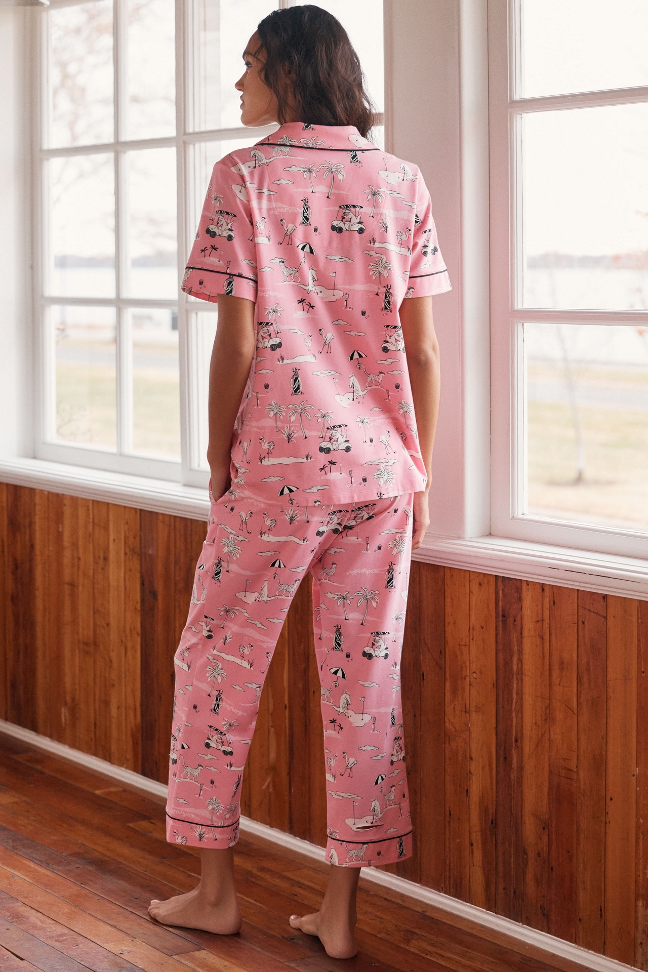 BedHead PJs Putting Pink Organic Cotton Pajama Set