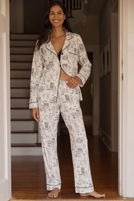 Bedhead Pjs Classic Pajama Set In Black