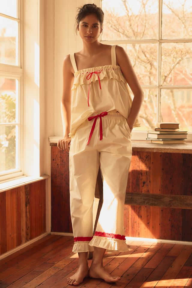 Damson Madder Tula Wide-Strap Smock Cami | Anthropologie
