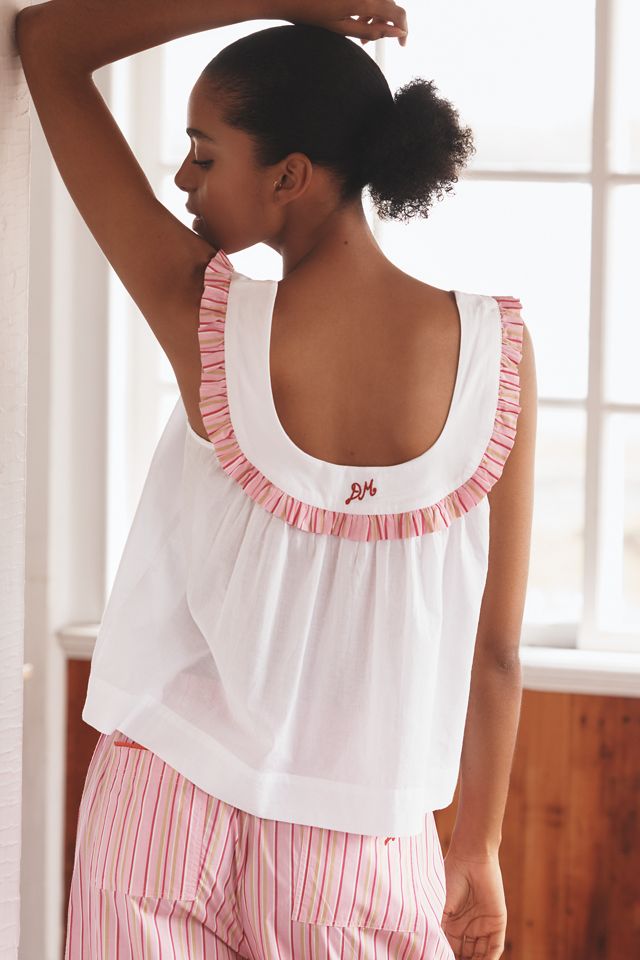 Damson Madder Arden Ruffled Shell Top #1