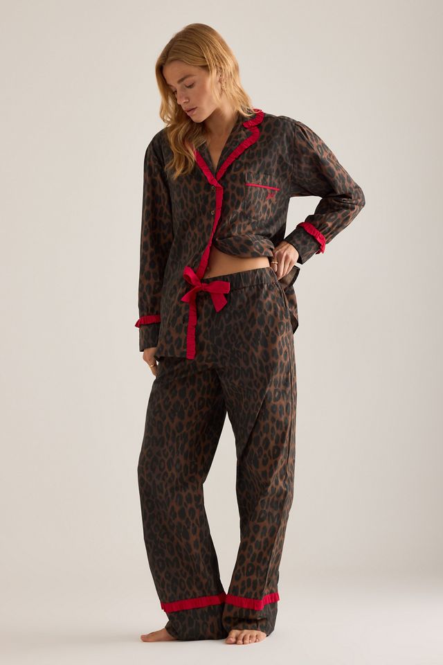 Damson Madder Antonia Leopard Pyjama Set #2
