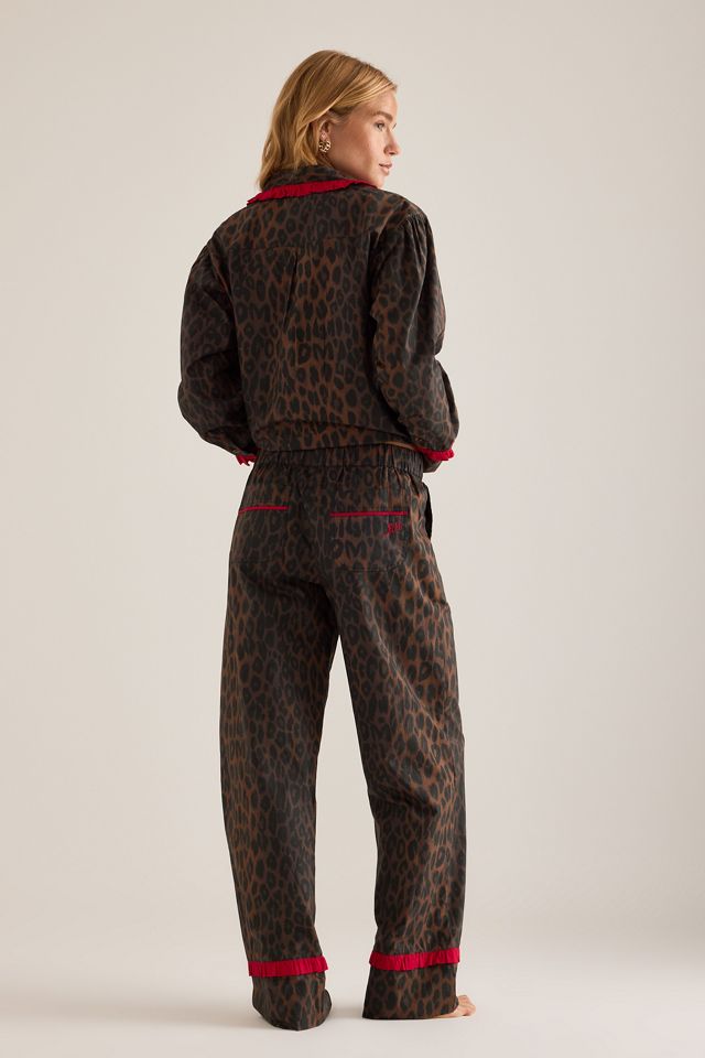 Damson Madder Antonia Leopard Pyjama Set #4