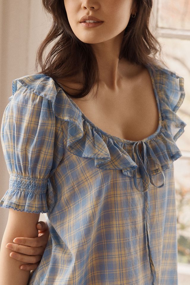 Damson Madder Harlow Cotton Mini Dress #1
