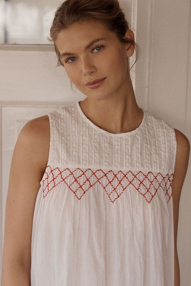 Damson Madder Ambrose Cotton Midi Dress #1
