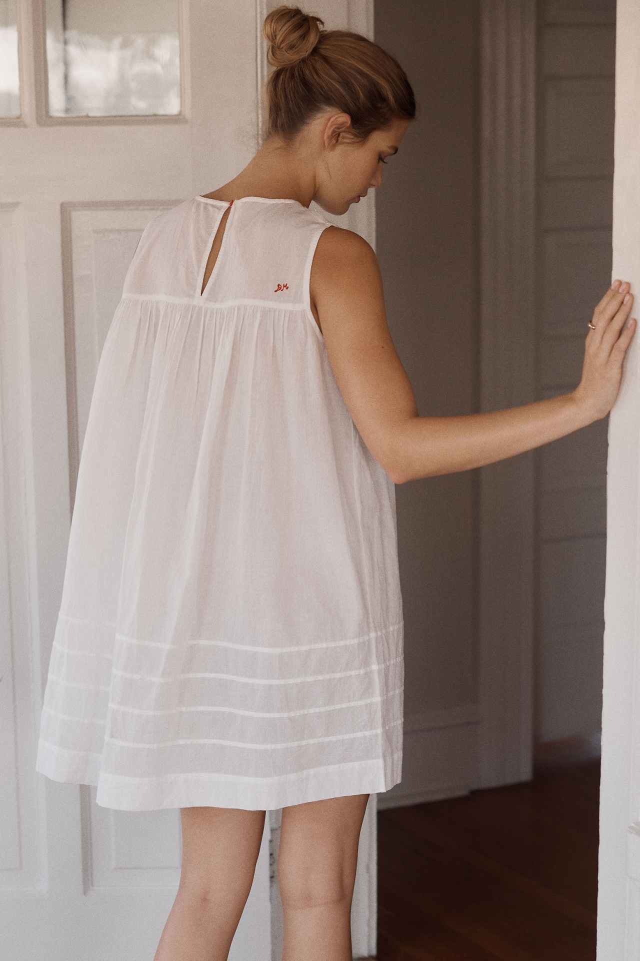 Damson Madder Ambrose Cotton Midi Dress