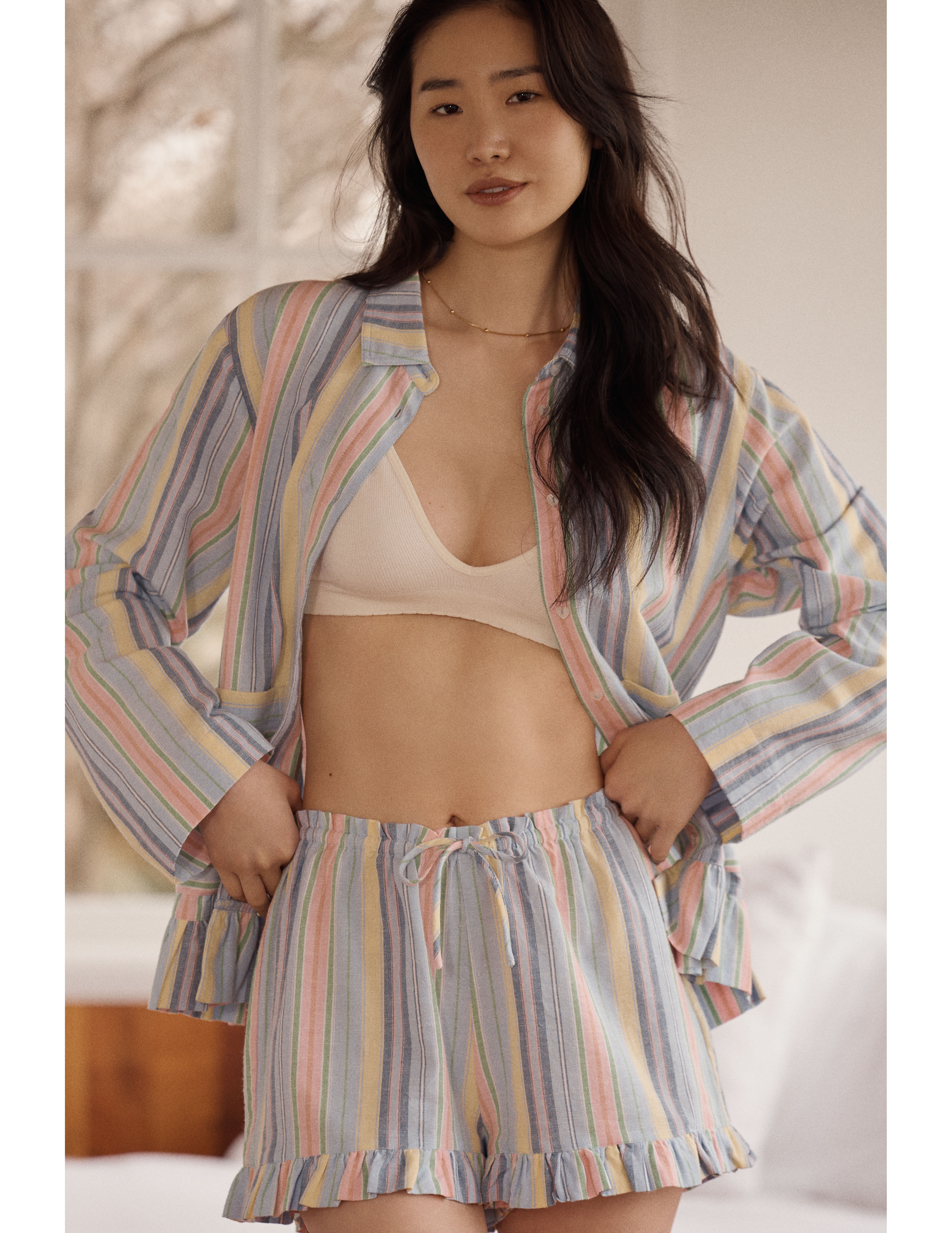 Damson Madder Frill Flori Shorts