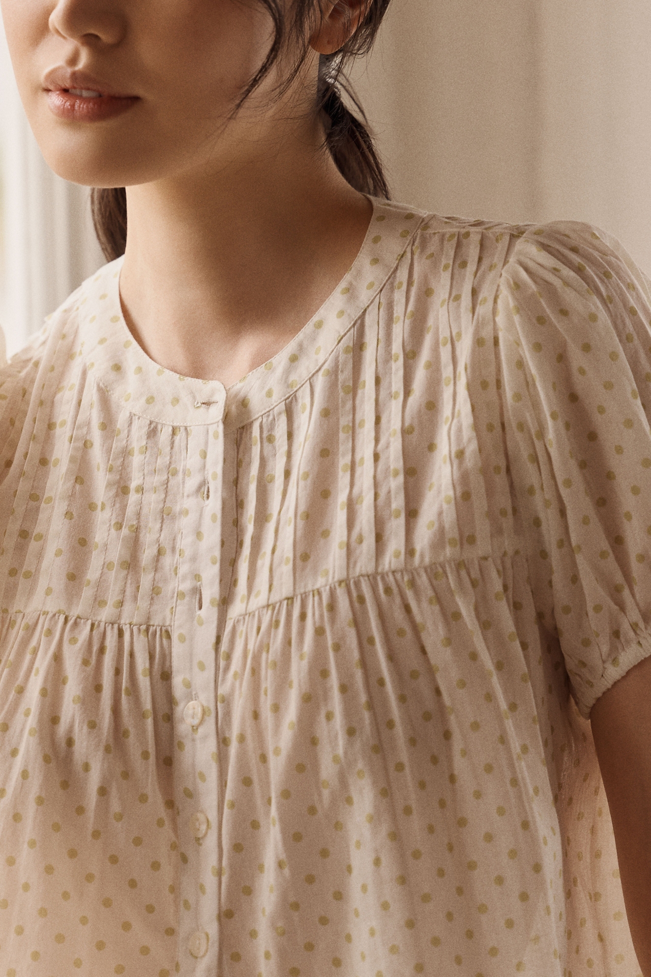 Damson Madder Meadow Cotton Boxy Top