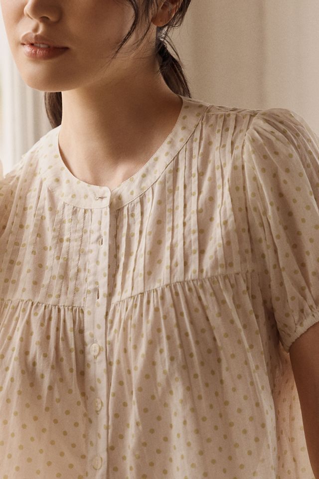 Damson Madder Meadow Cotton Boxy Top #1