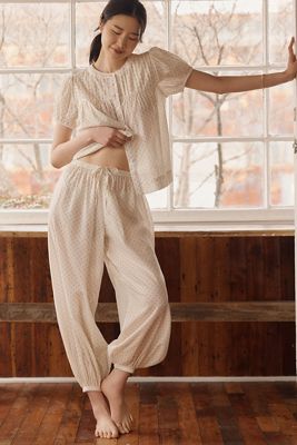 Damson Madder Meadow Cotton Balloon Pants