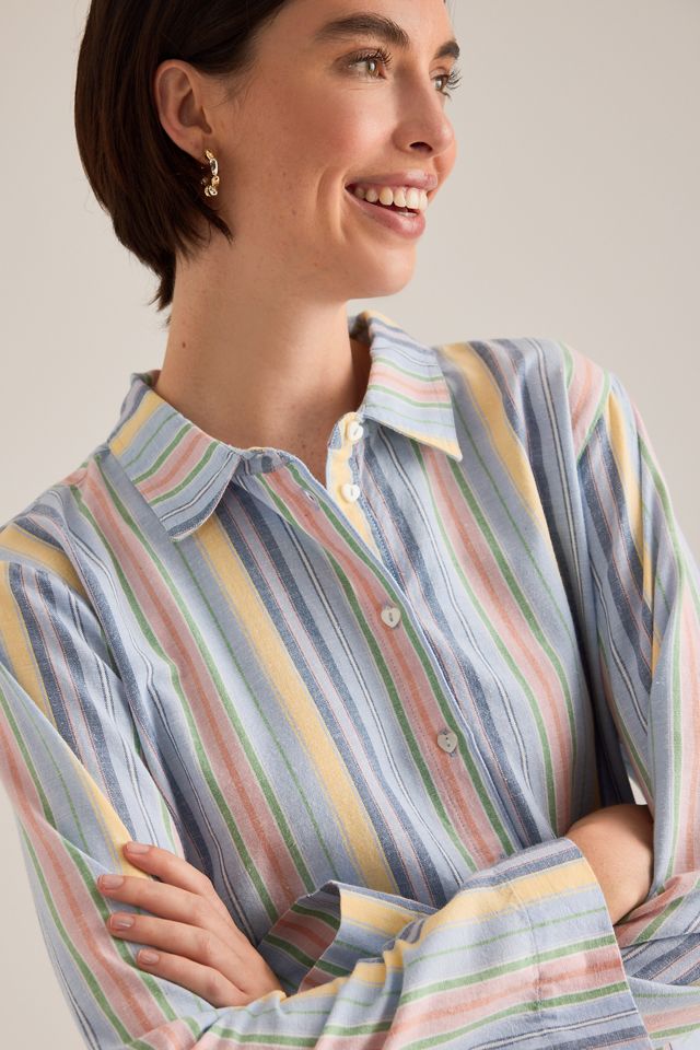 Damson Madder Florie Frill Long-Sleeve Shirt #3