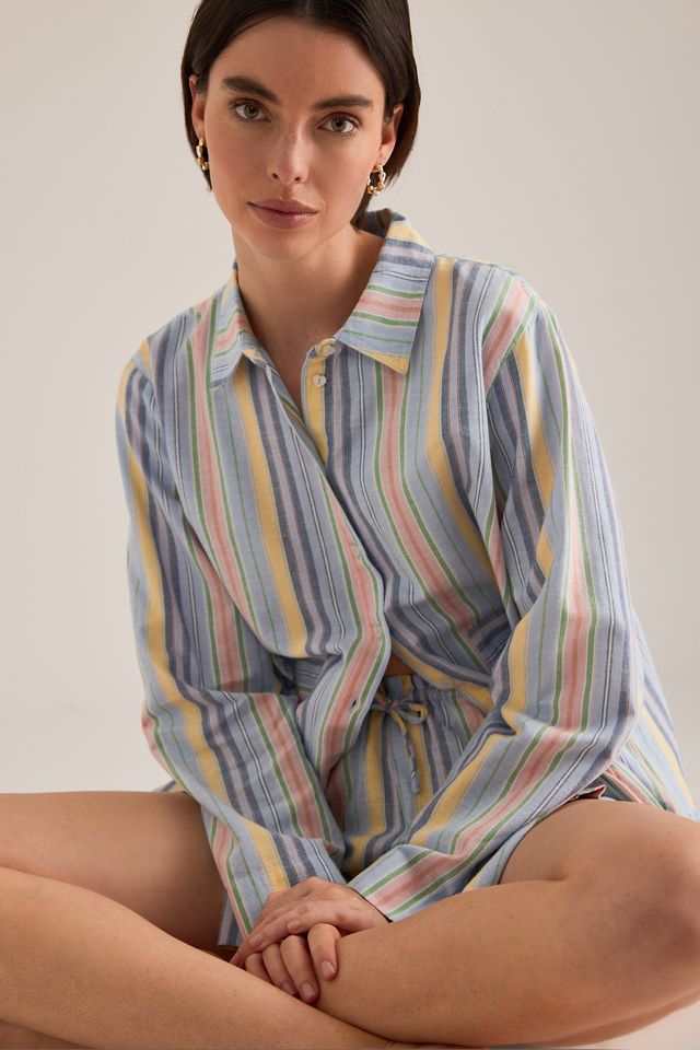 Damson Madder Florie Frill Long-Sleeve Shirt #5