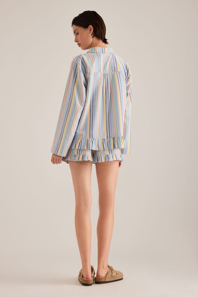 Damson Madder Florie Frill Long-Sleeve Shirt #1