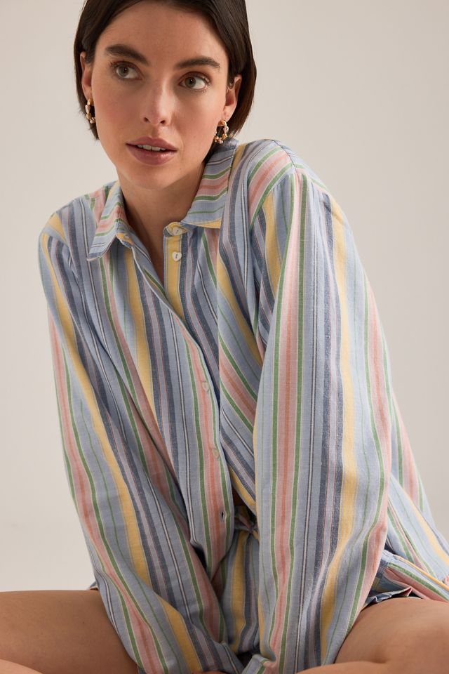 Damson Madder Florie Frill Long-Sleeve Shirt #4