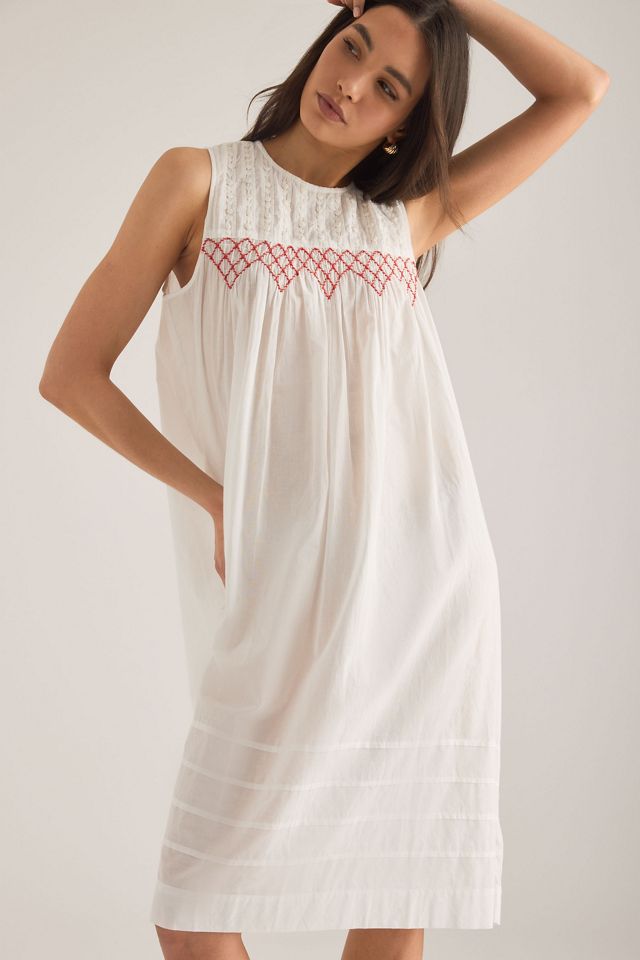 Robe de nuit midi Ambrose Damson Madder #1