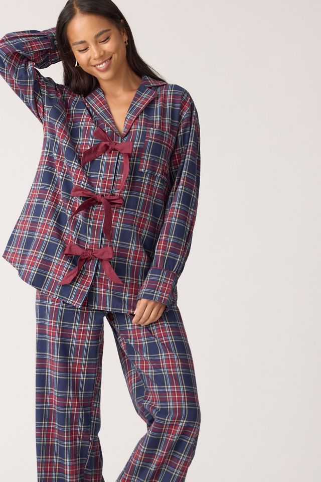 Damson Madder Antonella Flannel Long Pyjama Set #1