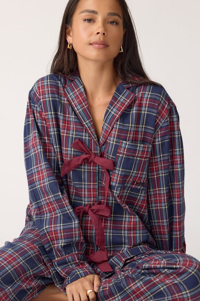 Damson Madder Antonella Flannel Long Pyjama Set #2