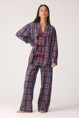 Damson Madder Ensemble pyjama long en flanelle Antonella