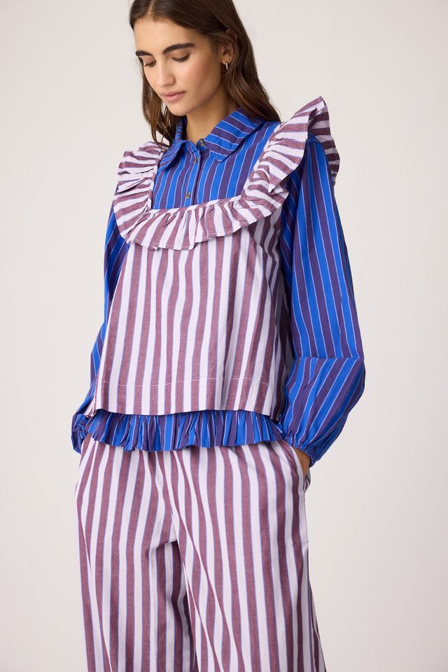 Damson Madder Bobbie Three-Piece Pyjama Set #1