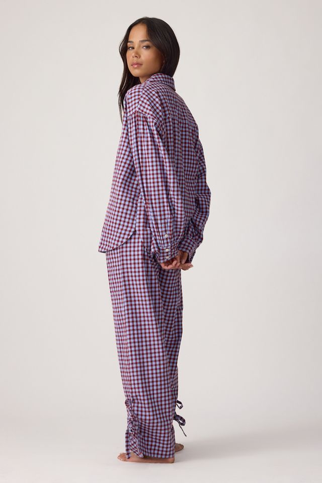 Ensemble pyjama long en flanelle Floki Damson Madder #4