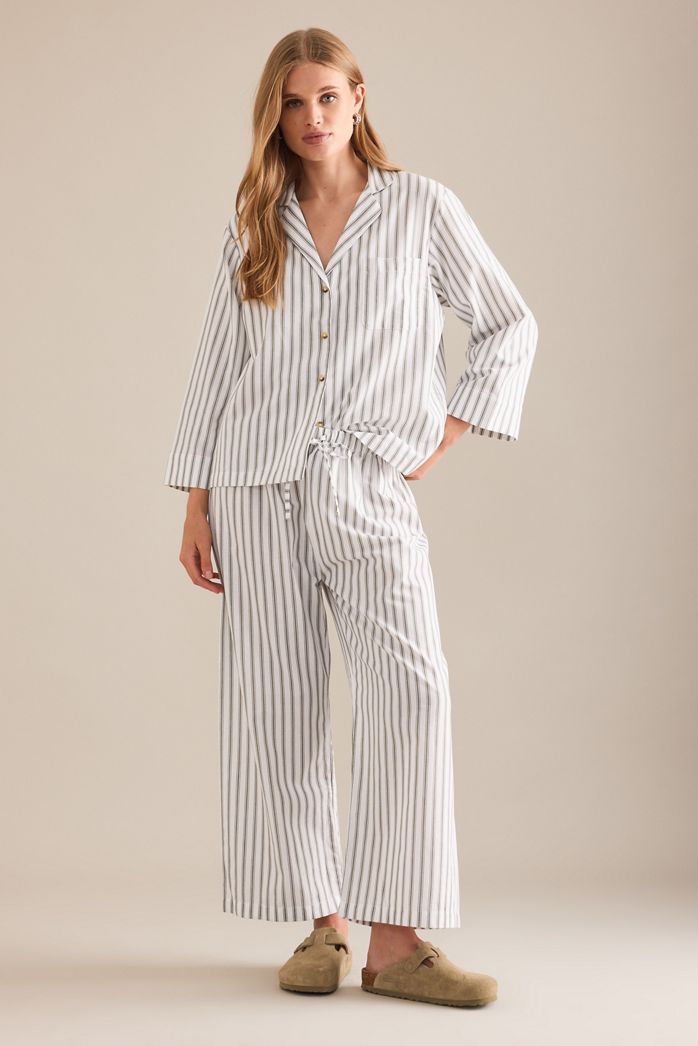 HONNA Ticking Stripe Long Pyjama Set