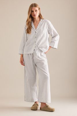 Ensemble de pyjama long à rayures HONNA