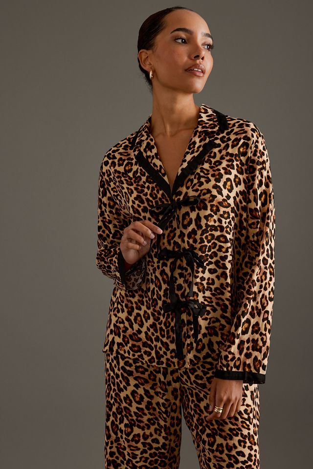 Ensemble de pyjama Sleeper nœud léopard