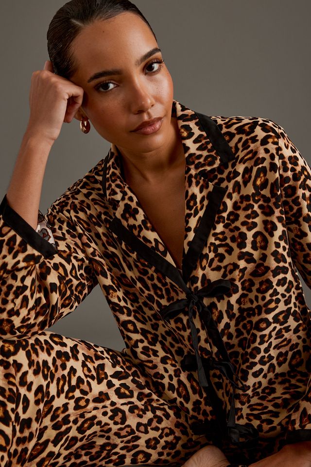 Ensemble de pyjama Sleeper nœud léopard
