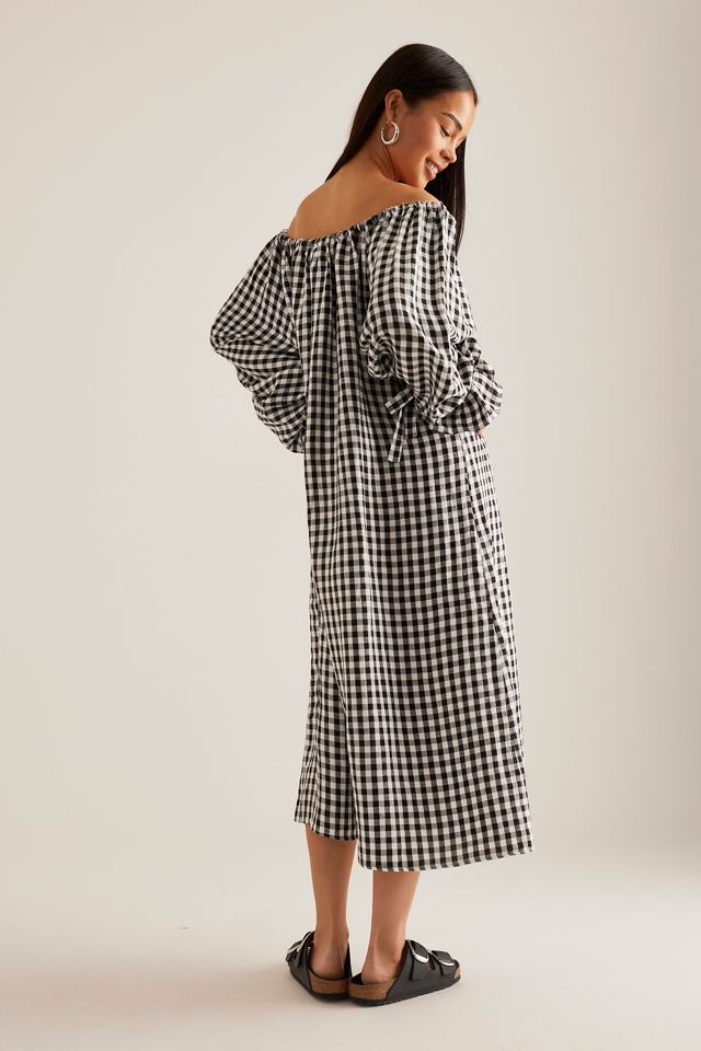 Sleeper Cha-Cha Linen Midi Dress #1