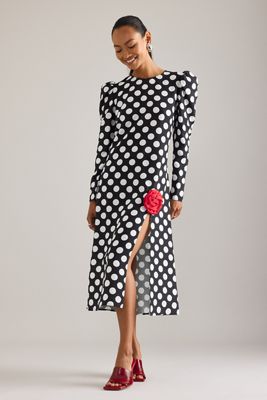 Sleeper Donna Polka Dot Maxi Dress