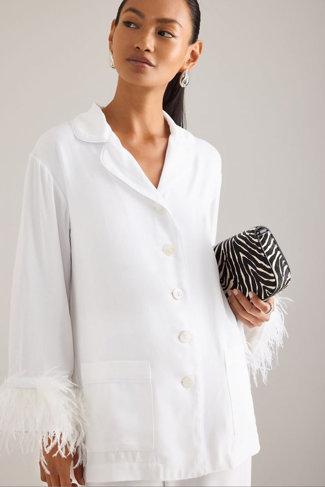 Conjunto de Pijama Largo con Plumas Sleeper Party #4