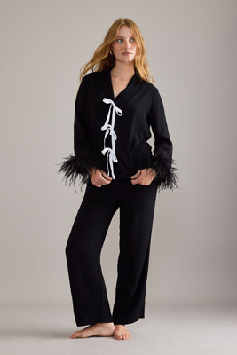 Sleeper Bow Long Pyjama Set