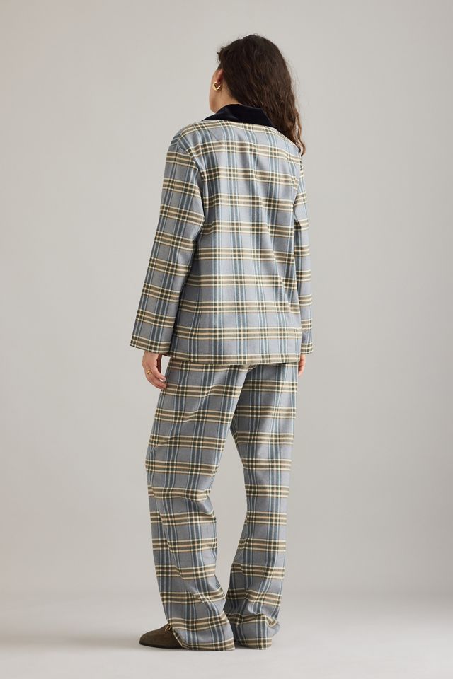Sleeper Karierter Flanell Langer Pyjama Set #1