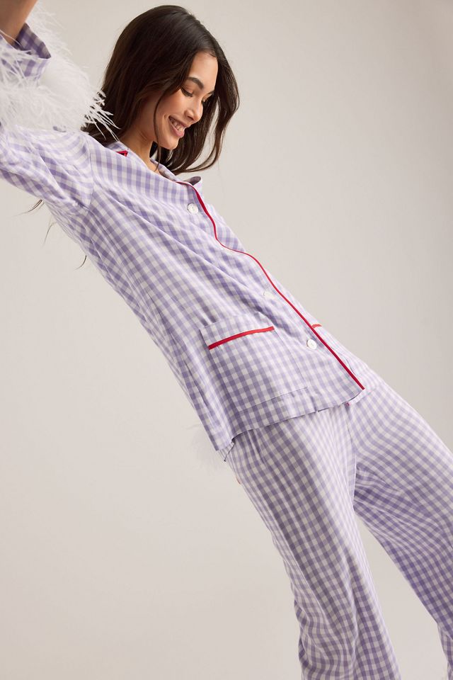 Sleeper Feather-Trimmed Party Pyjama Set #3
