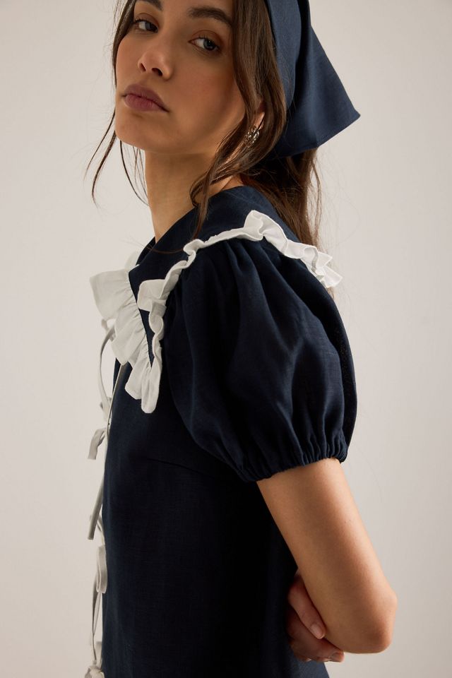 Sleeper Puff Linen Lounge Shirt #2