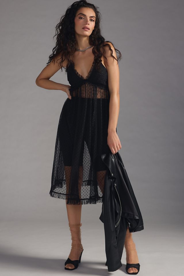 Sheer 2025 overlay dress