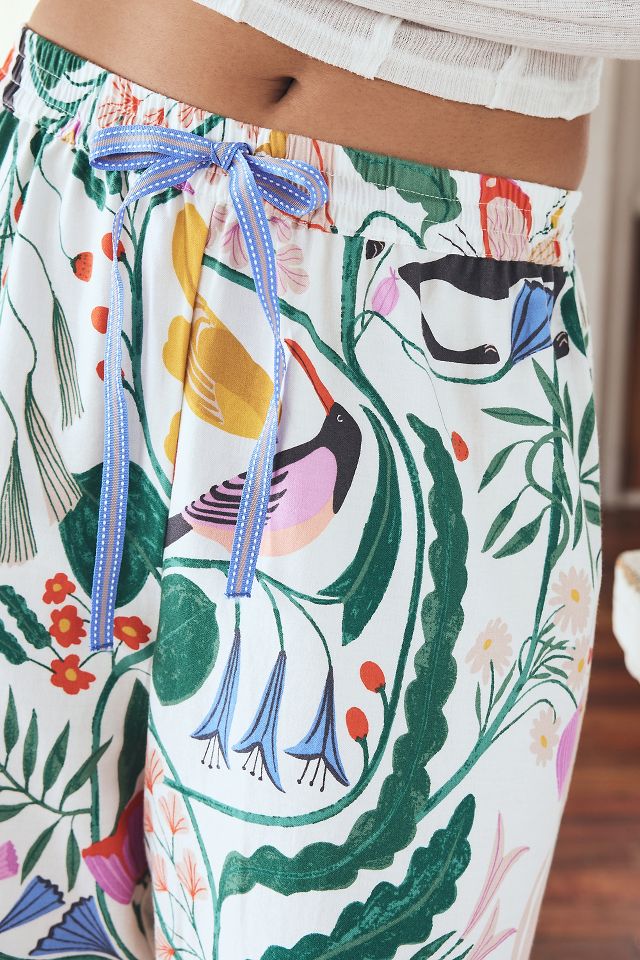 By Anthropologie Flannel Pajama Pants #7