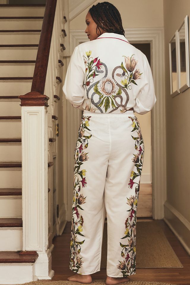 Anthropologie flannel online pajamas