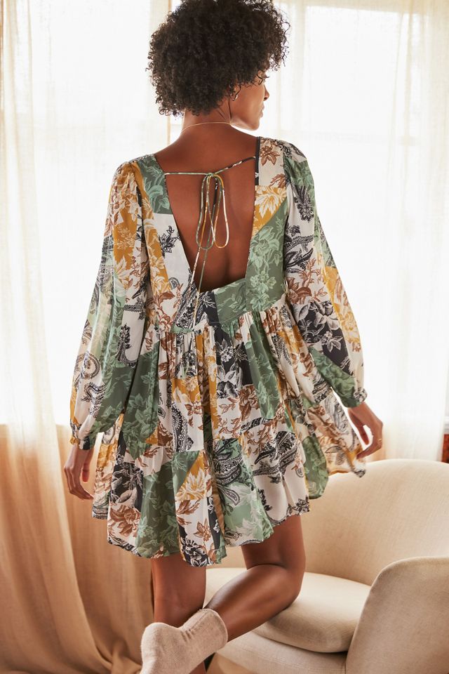 By Anthropologie Tiered Mini Dress #1
