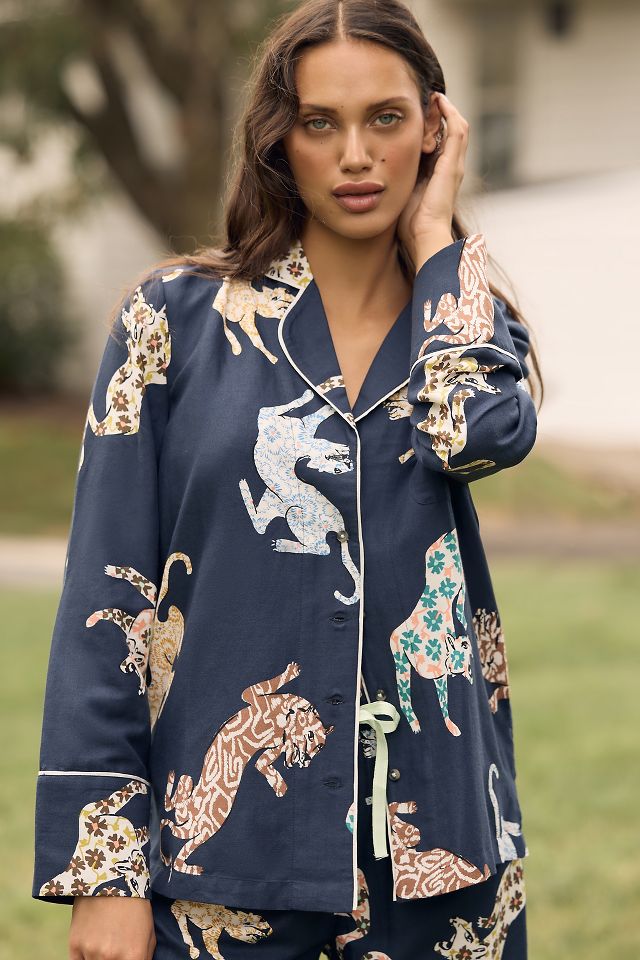 Anthropologie flannel online pajamas