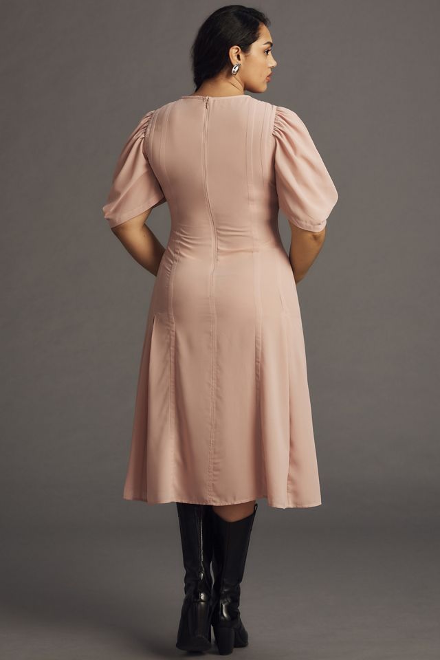 By Anthropologie Modern Sheer Midi Dress #4