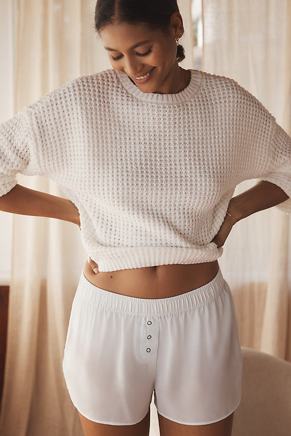 By Anthropologie Sheer Boxer Shorts
