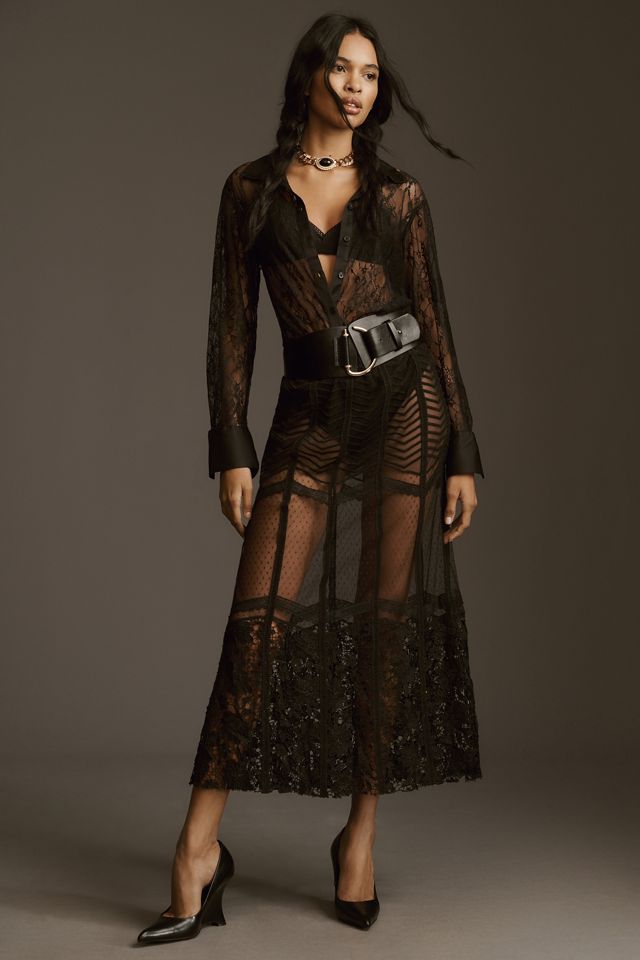 By Anthropologie Lace Bodysuit #2
