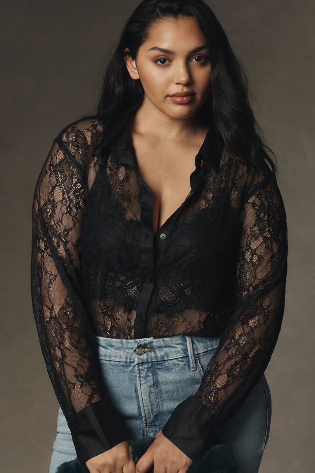 By Anthropologie Lace Bodysuit #4