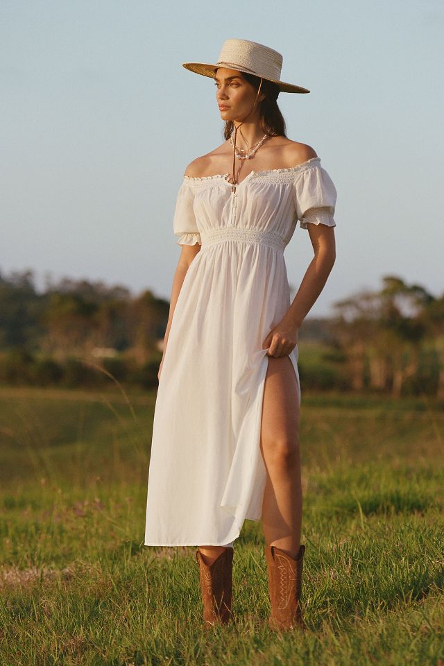 Anthropologie shop white dress