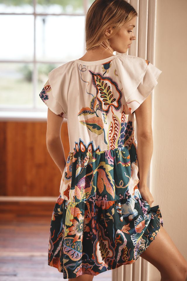 By Anthropologie Flanell Nachthemd #1