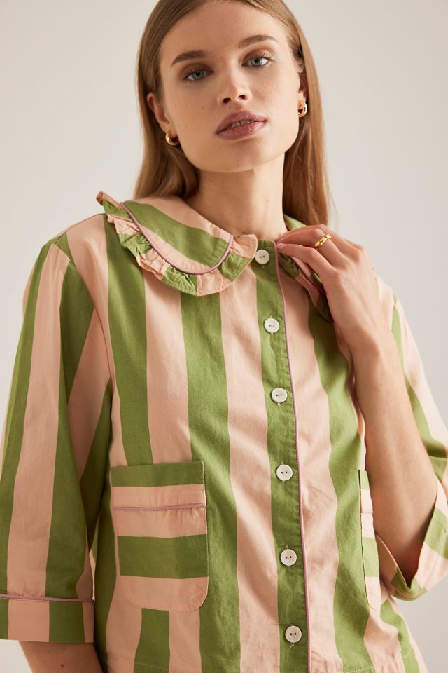 TBCo Long Cotton Stripe Pyjama Set #9